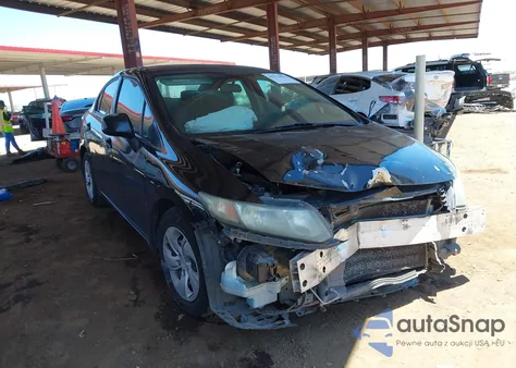 2013 Honda Civic Lx z USA, uszkodzony, nr VIN 2HGFB2F5XDH524679